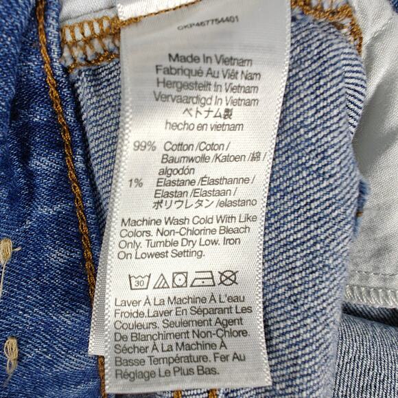 Madewell Low Rise Perfect Vintage Medium Wash Jeans Size 30 - Picture 3 of 9